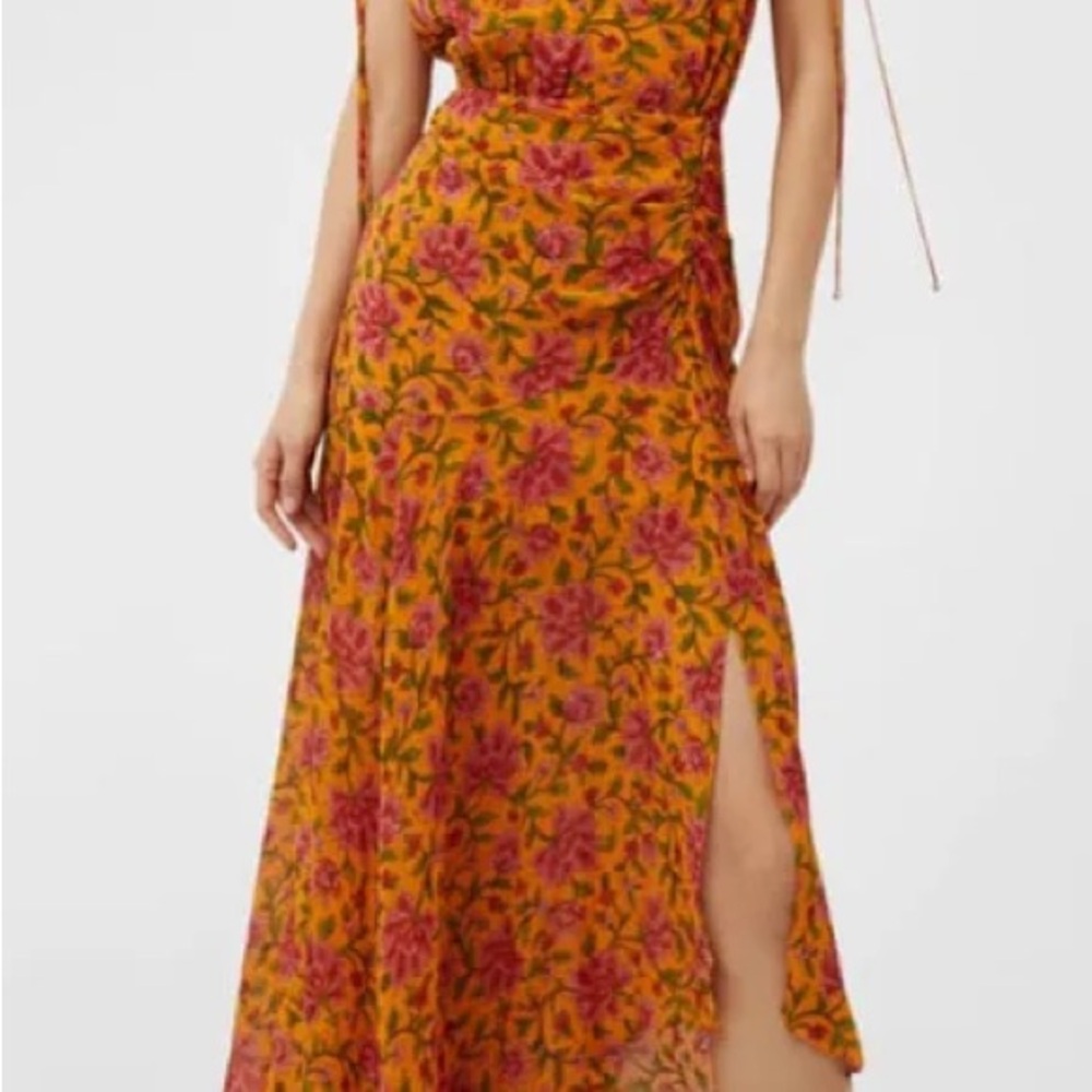 Veronica Beard Vibrant Floral Maxi Dress